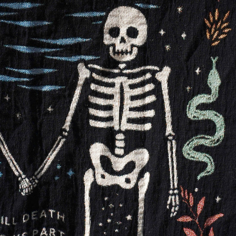Personalized Skeletons Couple Blanket
